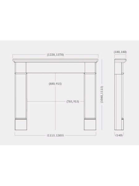 Hersham Luxe dimensions
