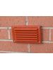 external louvre terracotta colour vent