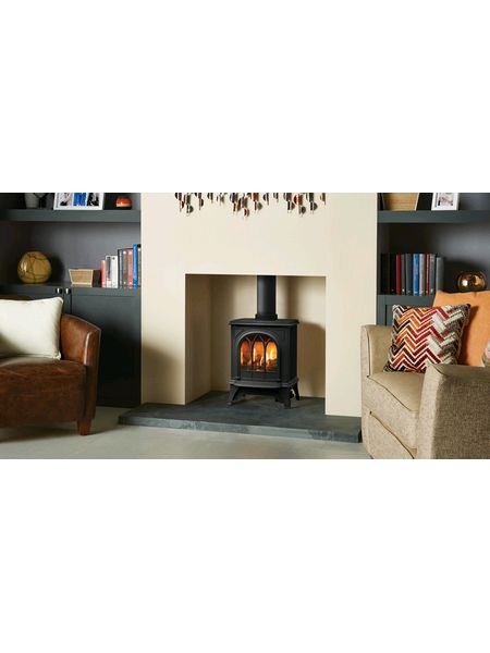 Huntingdon-20-Gas-with-tracery-door-in-Matt-Black-mi