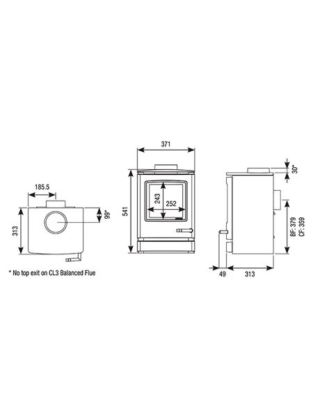 Yeoman gas cl3 dimensions