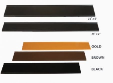 Decorative heat shield options