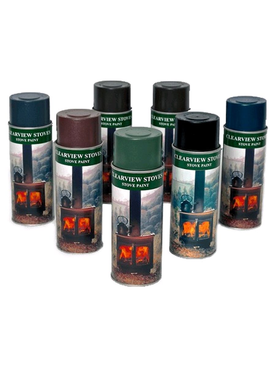 Clearview Aerosol High Temperature Paint Waveney Stoves