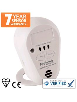 M I Flues FireHawk Carbon Monoxide Alarm