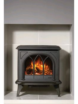 Gazco Huntingdon 30 Electric Stove Tracery Door