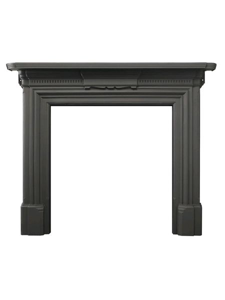 Georgian Cast Iron Mantel in Black