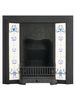 The Heybridge Black Cast Iron Tiled Insert