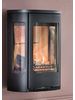 Contura 856W Style wall mounted woodburner modern 5kw woodburning stove with glass side panels