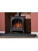 Wildfire Ravel 400TE  Electric stove 2kw electric fire with remote control in a traditional style tracery door