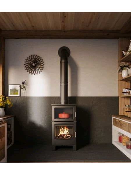 Mendip Woodland Large Oven wood cook stove 7.2 kw woodburning cooker