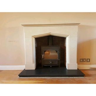 Clearview Vision 500 Flat Top 8Kw stove installed in Bungay