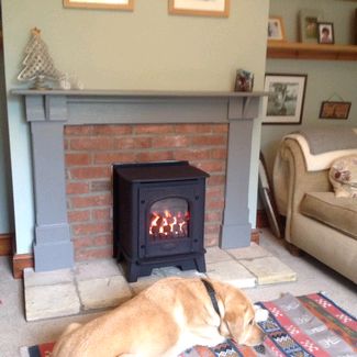 Gazco Stockton 2 Small with coal effect gas stove 