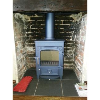 Clearview Pioneer 400 on 2 legs in Welsh Slate blue