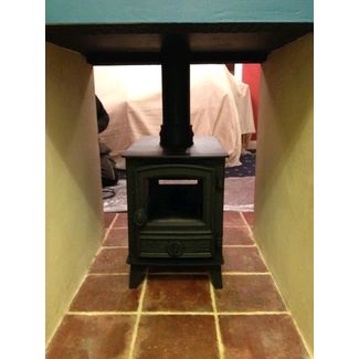 Hunter Hawk 4 double sided woodburning stove