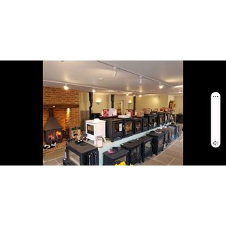 Main showroom at Waveney stoves and fireplaces
