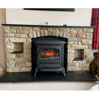 Broseley Canterbury electric stove log effect