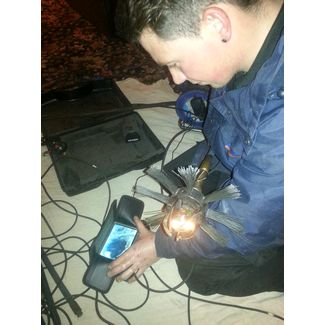 Camera inspections on chimneys and flues