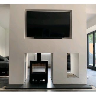 Mendip Woodland double sided stove