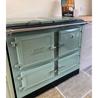 Esse 1000T electric range cooker in sage green