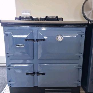 Rayburn Heat Ranger 80 Oil fired range cooker in Dartmouth Blue