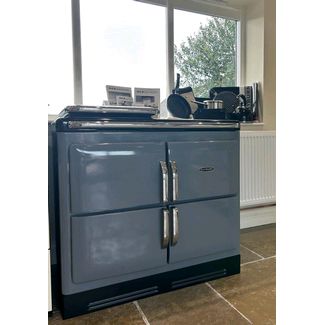 Rayburn Ranger all electric range cooker in slate grey