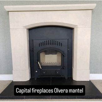 We Supplied and fitted this capital fireplaces Olvera Mantel 